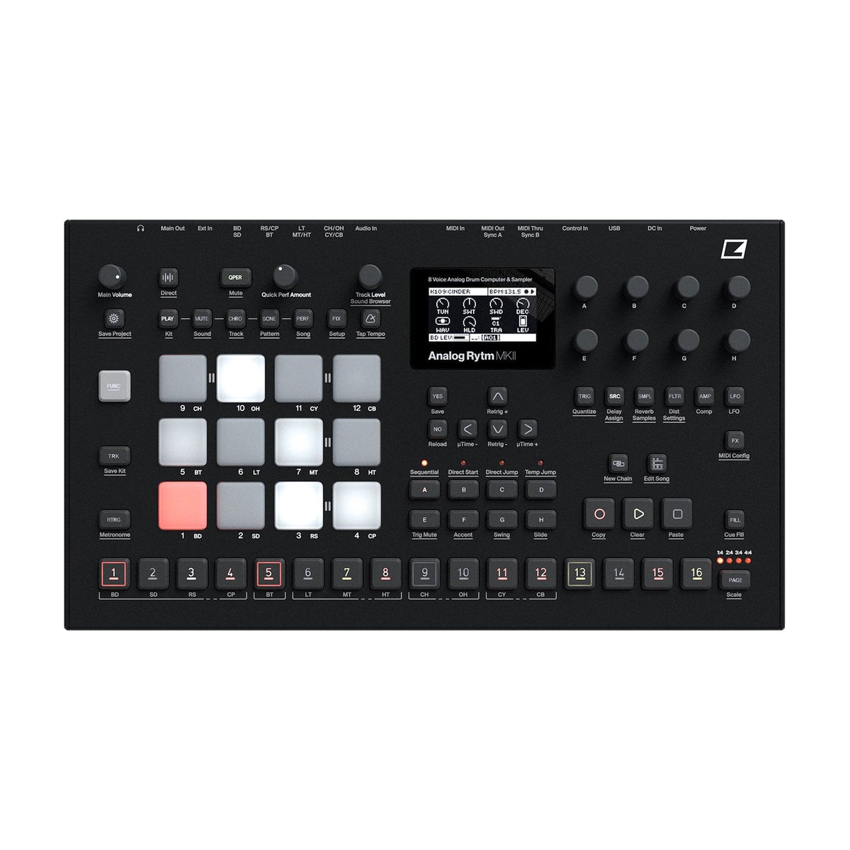 Elektron Octatrack MKII 8-Track Dynamic Performance Sampler