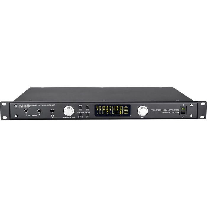 Grace Design m108 8-Channel Remote Microphone Preamp / ADC