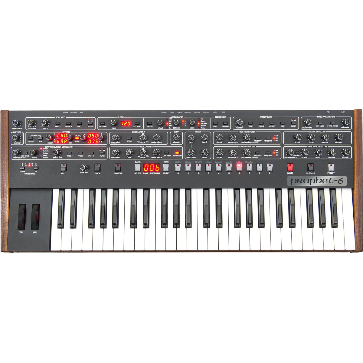 Sequential Prophet-6 6-Voice Analog Synthesizer Keyboard
