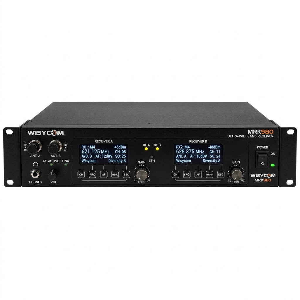 Wisycom MRK980 Ultra-Wideband True Diversity Receiver