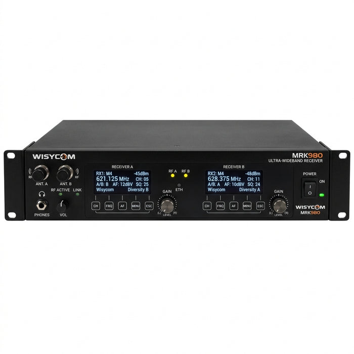 Wisycom MRK980 Ultra-Wideband True Diversity Receiver